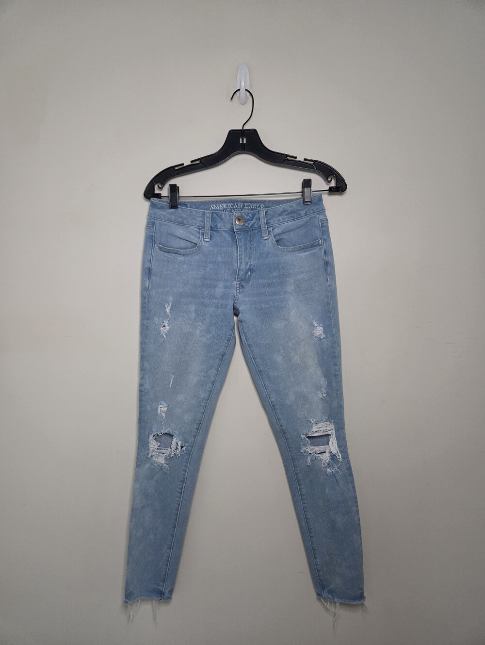 Women's American Eagle Outfitters Distressed Jegging Jeans Sz 6